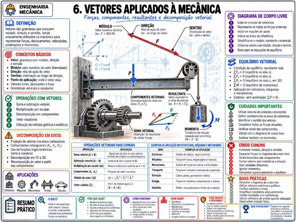 6. Vetores Aplicados à Mecânica (1/10)