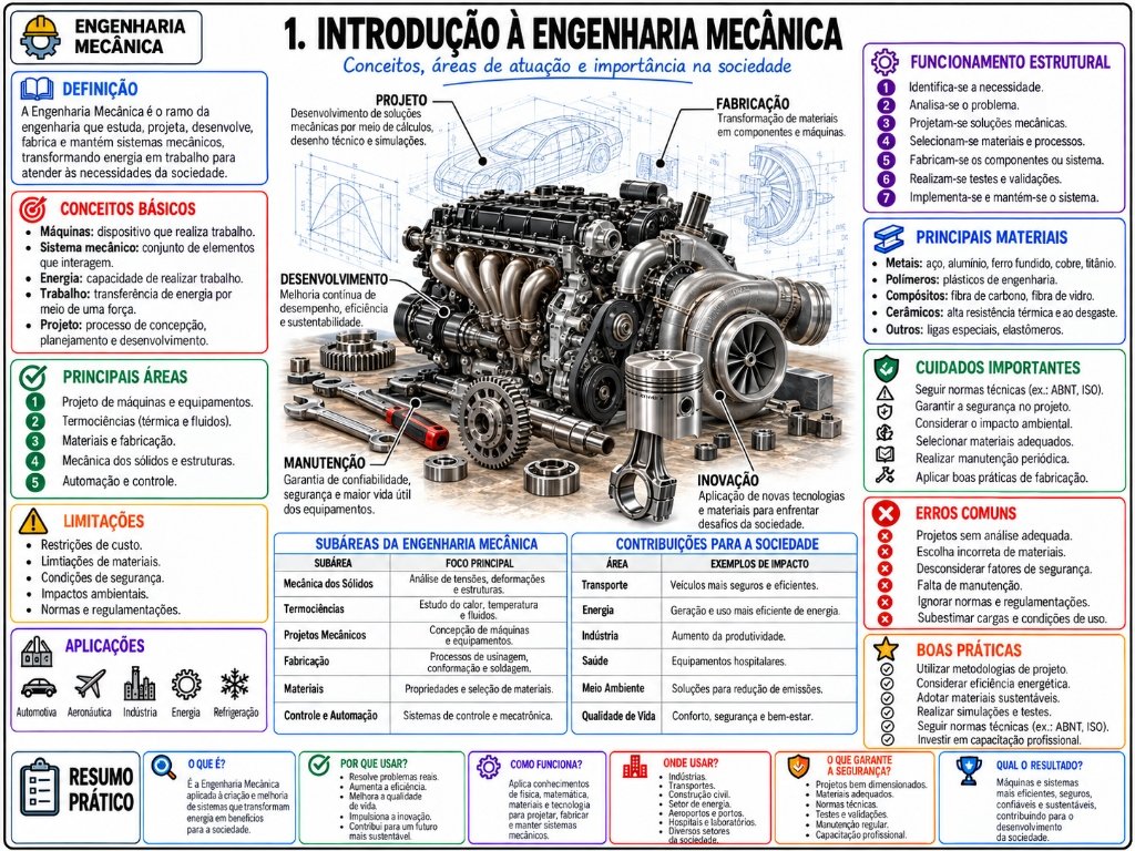 1. Introdução à Engenharia Mecânica (5/10)