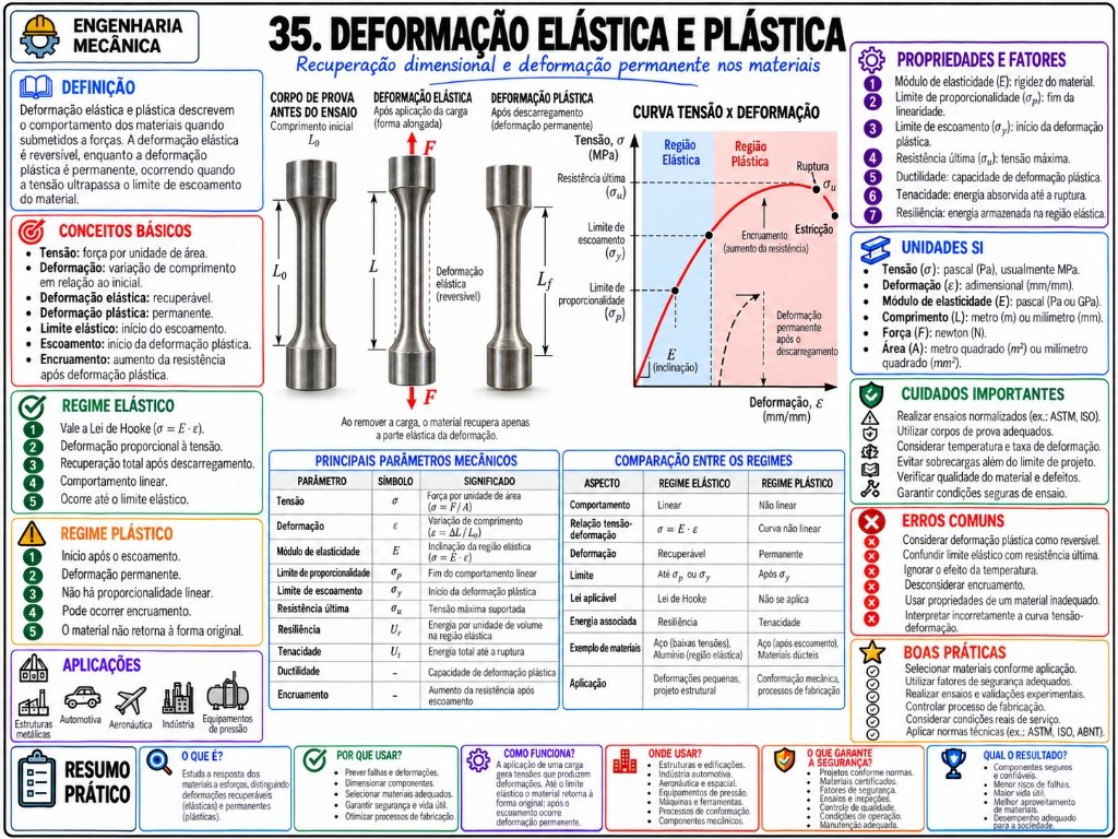 35. Deformação Elástica e Plástica (8/10)