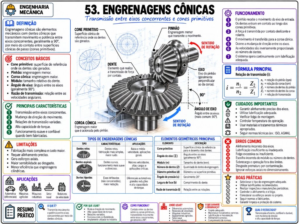 53. Engrenagens Cônicas (1/10)