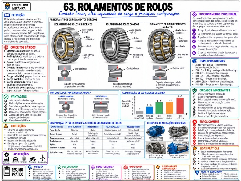 63. Rolamentos de Rolos (8/10)
